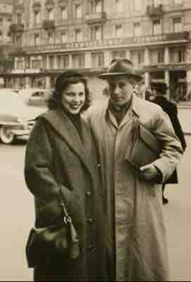 Zürich, 1955, with Ilse von Alpenheim